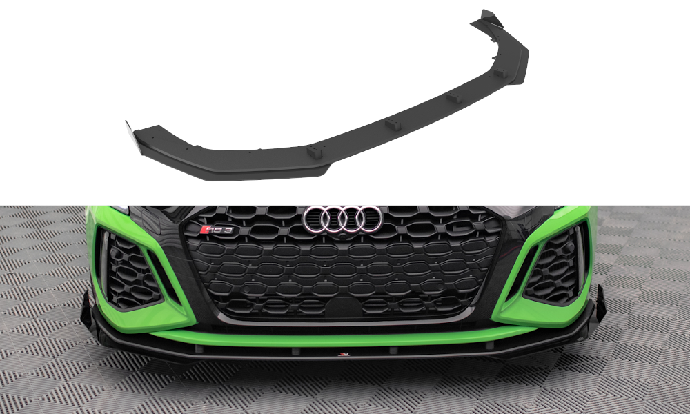 Voorspoiler V.1 met Canards Audi RS3 8Y Maxton Street Pro