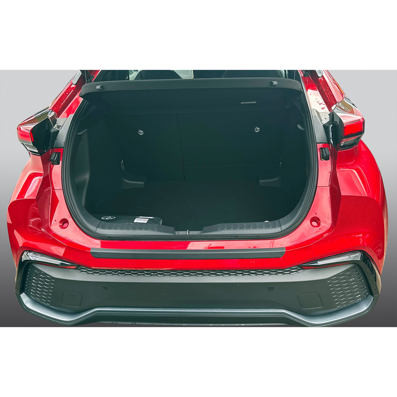 RGM Protection de seuil arrière (ABS) sur mesure pour Toyota CH-R Hybrid & Plug-in-Hybrid 2023- Noir