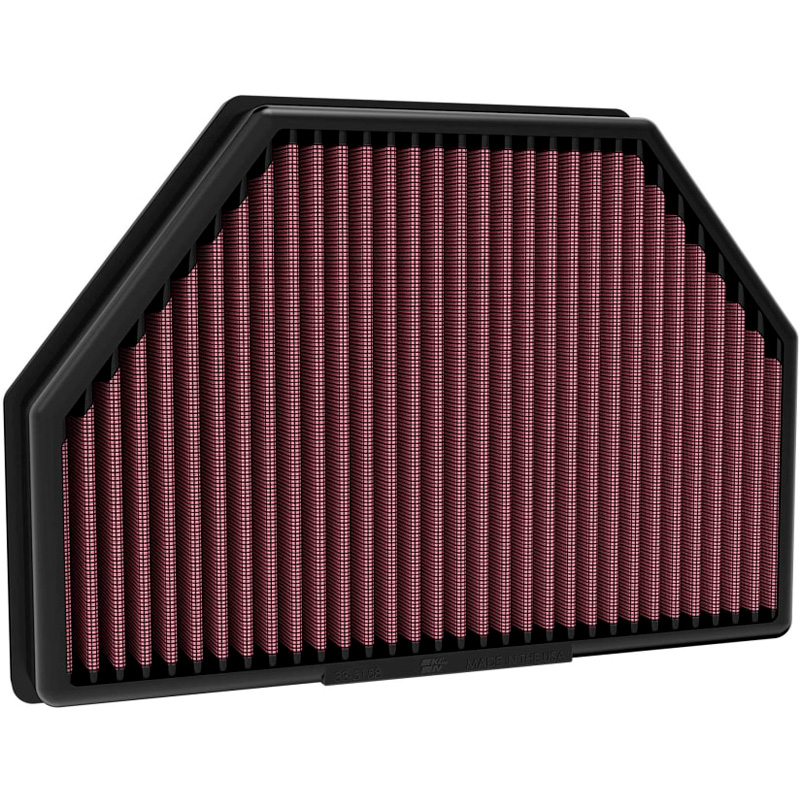 K&N Filtre à air de remplacement sur mesure pour BMW X5 (G05), X6 (G06), X7 (G07), XM (G09) 3.0L L6 (33-5158)