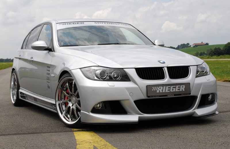 Voorbumper BMW E90 met ABE met uitsparing voor pdc en sproei-ins