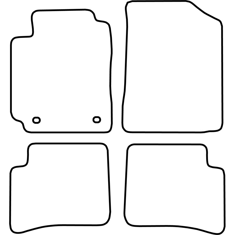 Set de tapis de sol sur mesure pour Toyota Yaris 5 portes 2003-2006