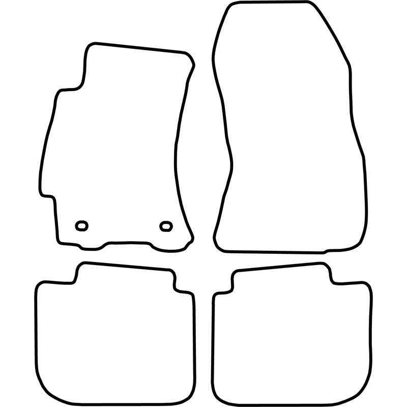 Set de tapis de sol sur mesure pour Subaru Outback 2010-2015