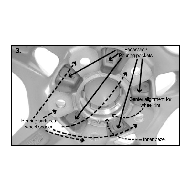 H&R Set des espaceurs de roues Système-DR 26mm par essieu - Cartouche de boulon 4x100 - Moyeu 57,1mm - Taille de boulon M12x1,5 - sur mesure pour Seat/Volkswagen - Noir