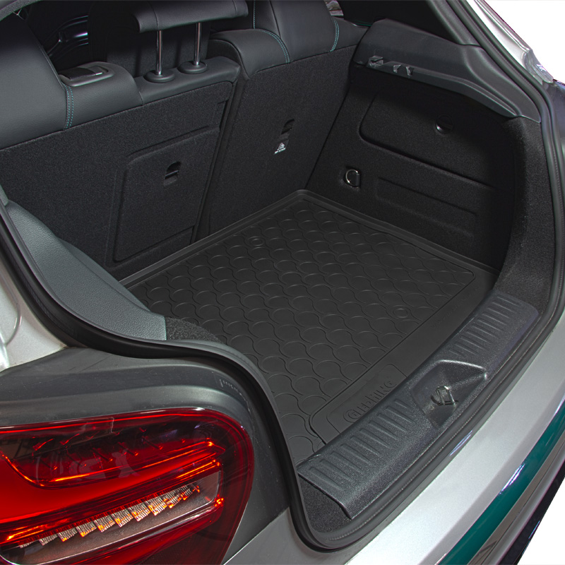 Coquille coffre-arrière Rubbasol (caoutchouc) sur mesure pour Mercedes Classe-A W176 2012-2018