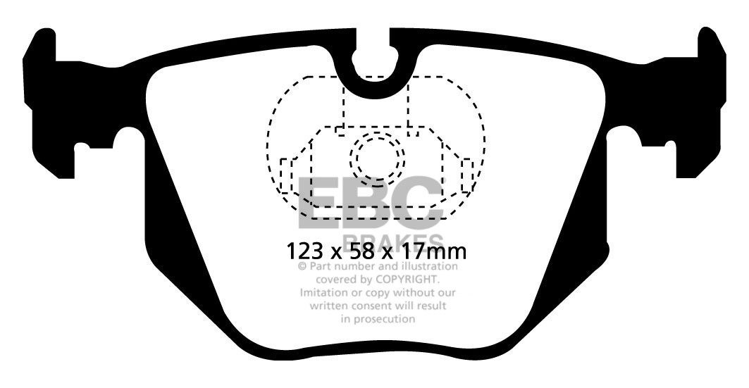 EBC Brakes BMW 330 3.0 Station (E46) 2000-2005 Remblokken achter