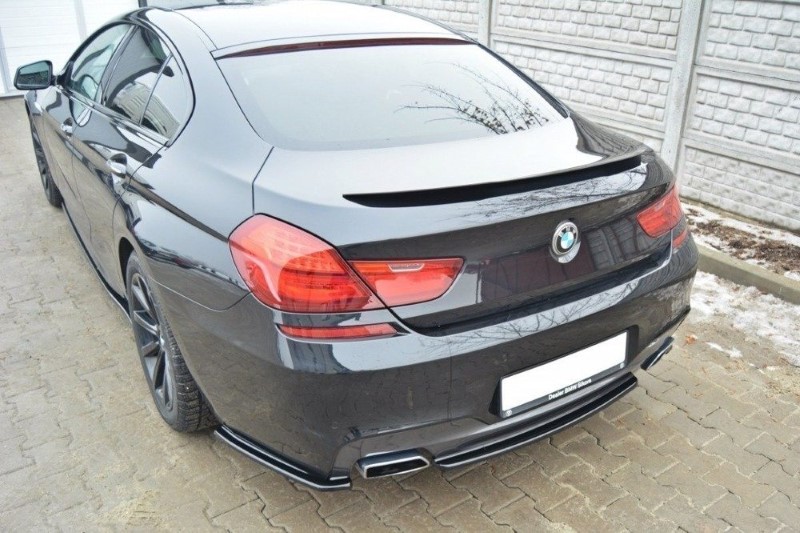 Centrale Achterspoiler BMW 6 Gran Coupé MPACK (met verticale bar) Glanzend Zwart