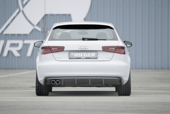 Rieger Achteraanzet Audi A3 8V 2012- Carbon