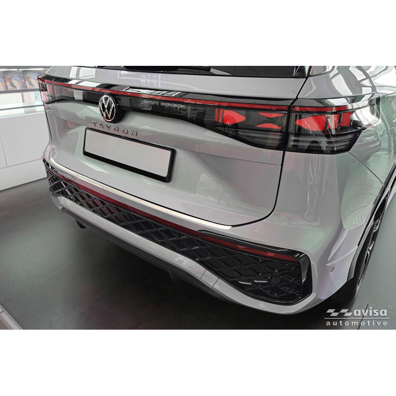 Avisa Protection de Seuil de Coffre Acier Inox sur mesure pour Volkswagen Tayron 2024- - Argent