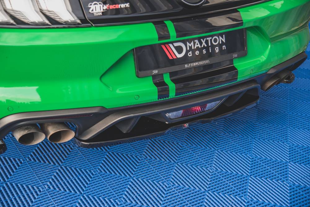 Diffuser Ford Mustang GT MK5 FL Maxton Glans Zwart
