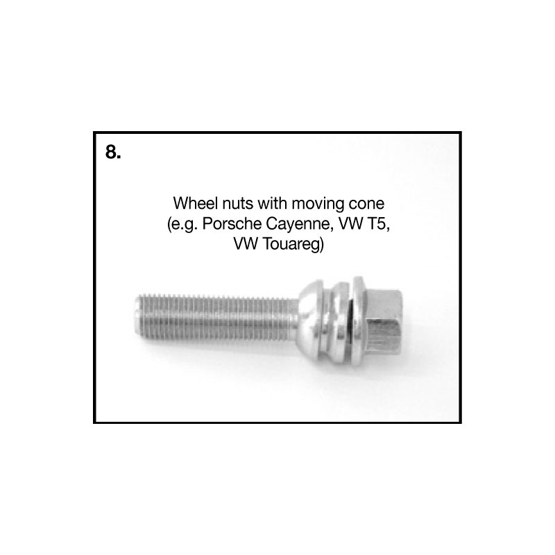H&R Set des espaceurs de roues Système-DR 40mm par essieu - Cartouche de boulon 5x112 - Moyeu 57,1mm - Taille de boulon M14x1,5 - sur mesure pour Audi/Ford/Bentley/Seat/Skoda/Volkswagen - Noir