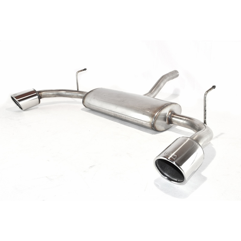 Échappement inoxydable double sur mesure pour Alfa Romeo Giulietta HB 5-portes 1.75t 16v 173kW/2.0 JTD 125kW 2010- 100mm