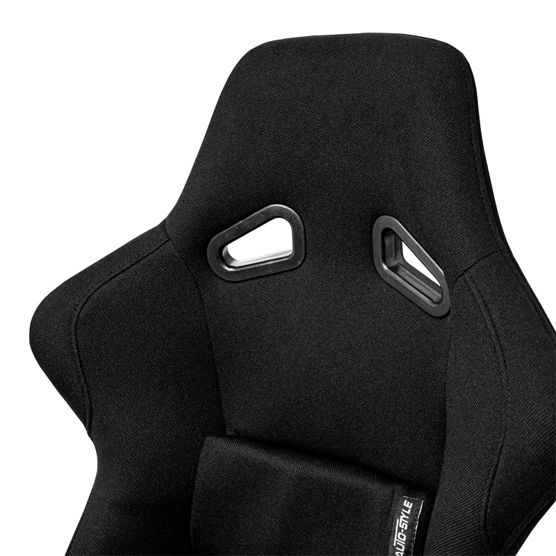 Siège baquet 'BS1' - Noir - Dossier fixe en polyester - incl. glissières