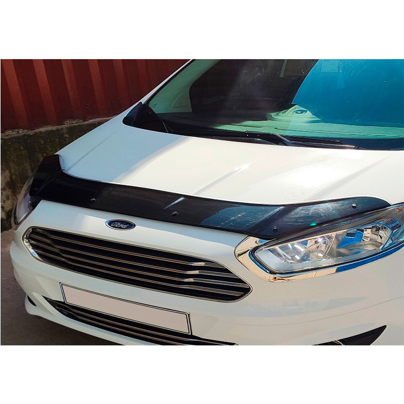 Protection du capot sur mesure pour Ford Transit Courier 2014-2019 - Noir brillant