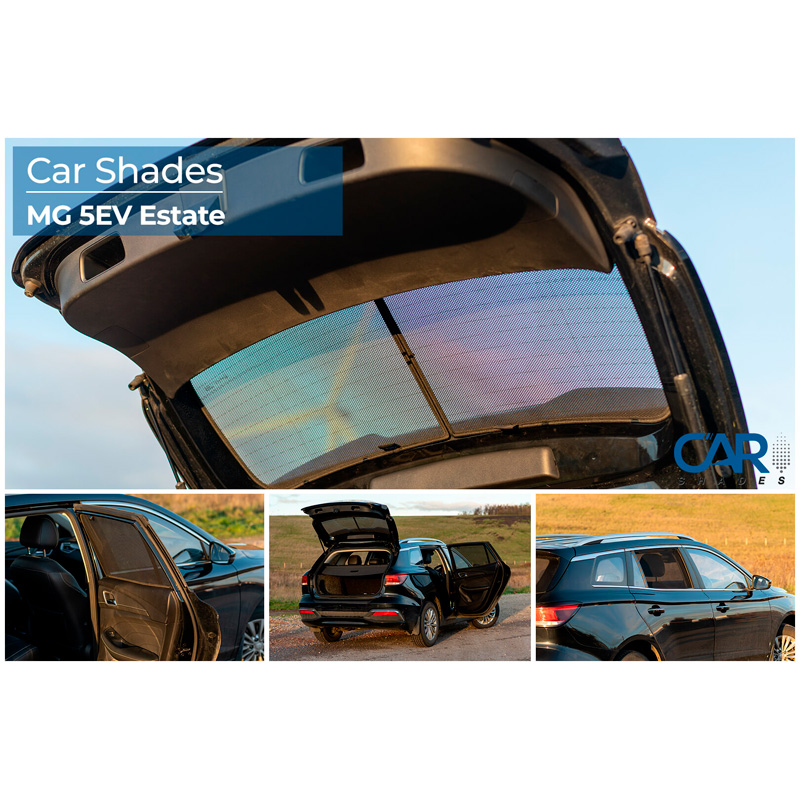 Set de Car Shades sur mesure pour MG 5 (EV) SW 2020- (6-pièces)