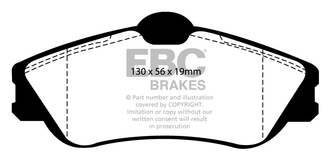 EBC Brakes CITROEN Xsara Picasso 2.0 2003-2010 Remblokken voorzi