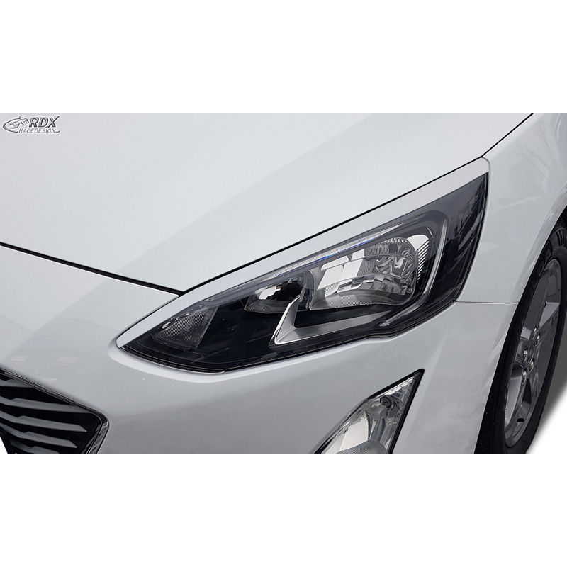 Spoilers de phares sur mesure pour Ford Focus IV Hatchback/Wagon/Sedan 2018-2022 (ABS)