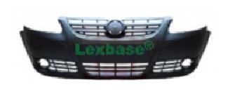 voorbumper, met mistlampgaten, in primer VW Fox, 2005 -