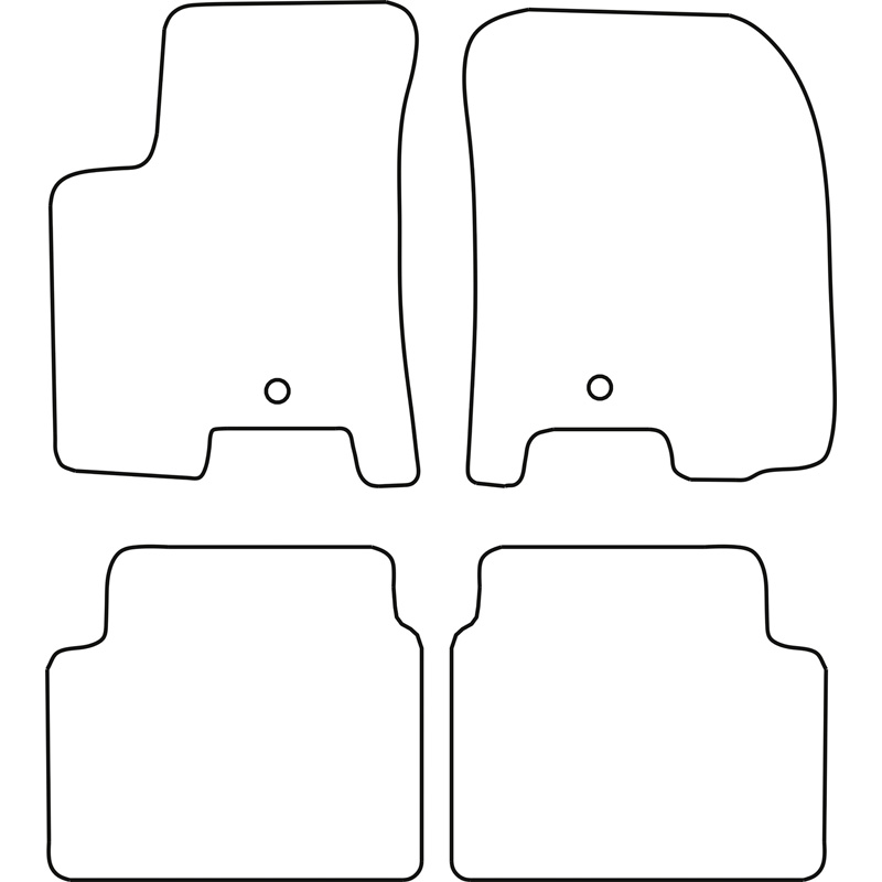 Set de tapis de sol sur mesure pour Chevrolet Aveo 2006-2011