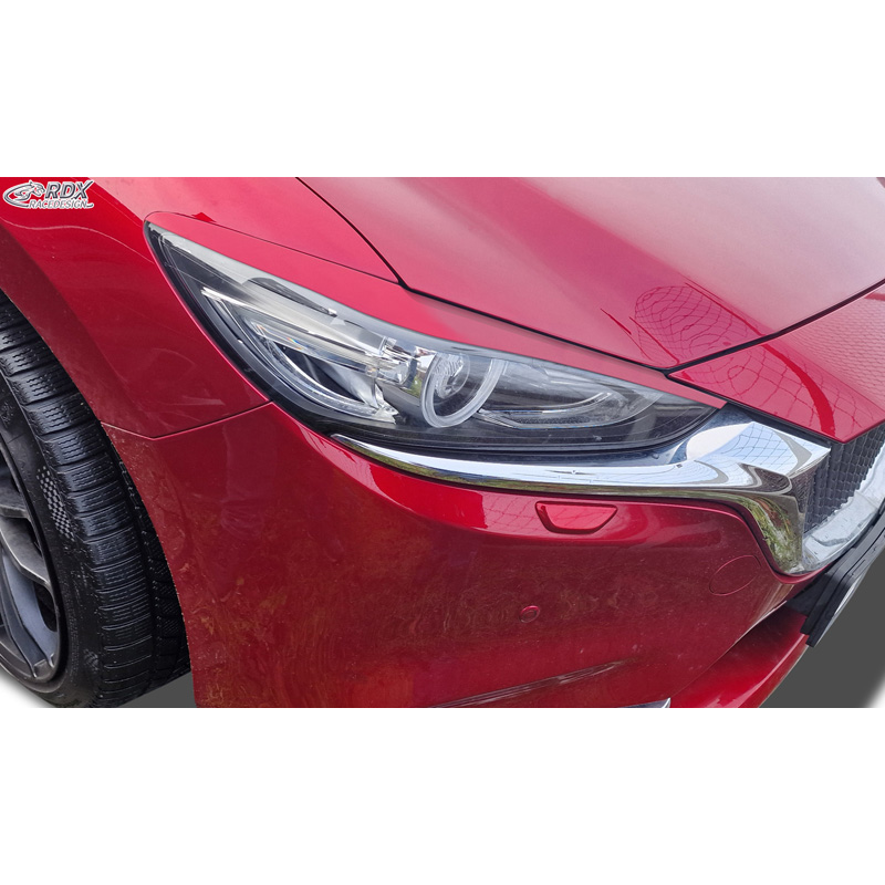 RDX Spoilers de phares sur mesure pour Mazda 6 (GJ/GL) 2018-2024 (ABS)