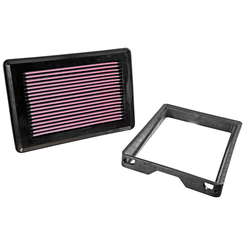 K&N Filtre à air de remplacement sur mesure pour Hyundai Sonata 2.0, 2.4 2015- / Kia Optima 1.7D, 2.4 2015- (33-5026)