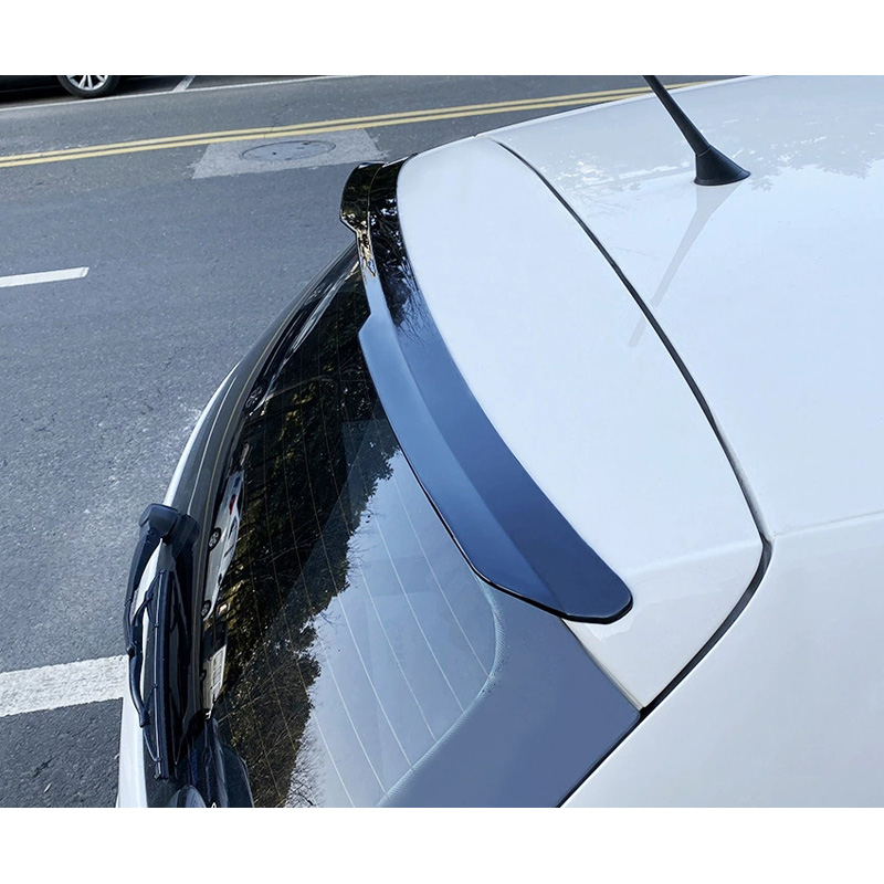 Becquet de toit (Spoiler Cap) sur mesure pour Volkswagen Polo 6R/6C 2009-2017 (ABS Noir Luisant)