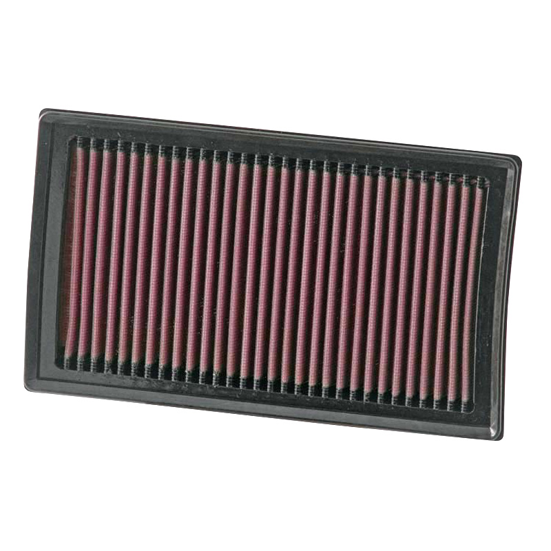 K&N Filtre à air de remplacement sur mesure pour Nissan Evalia 1.5D, Juke 1.5D, Micra 1.5D, Note 1.5D, NV200 1.5D / Renault Clio 1.2, 1.4, 1.5D, 1.6, 2.0, Modus 1.5D, 1.6 2005-2013 (33-2927)