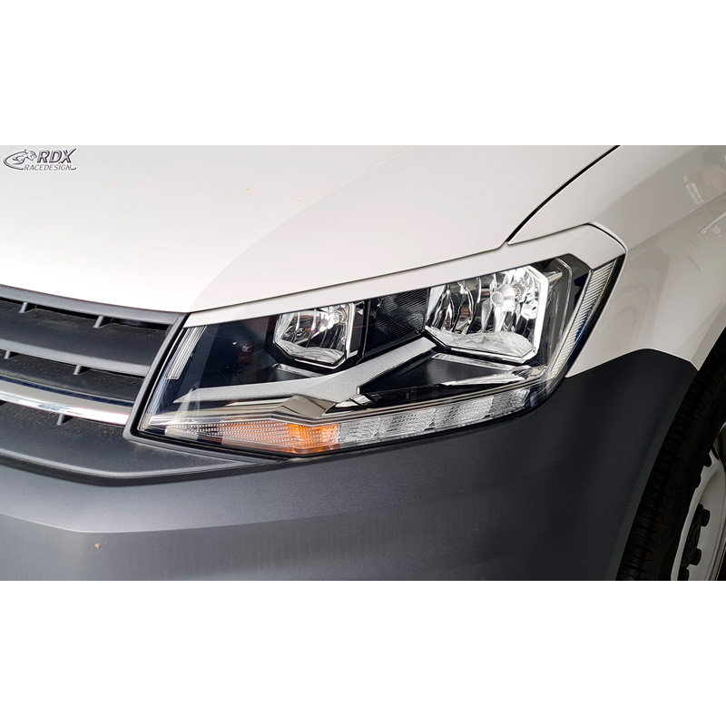 Spoilers de phares sur mesure pour Volkswagen Caddy IV 2015-2020 (ABS)
