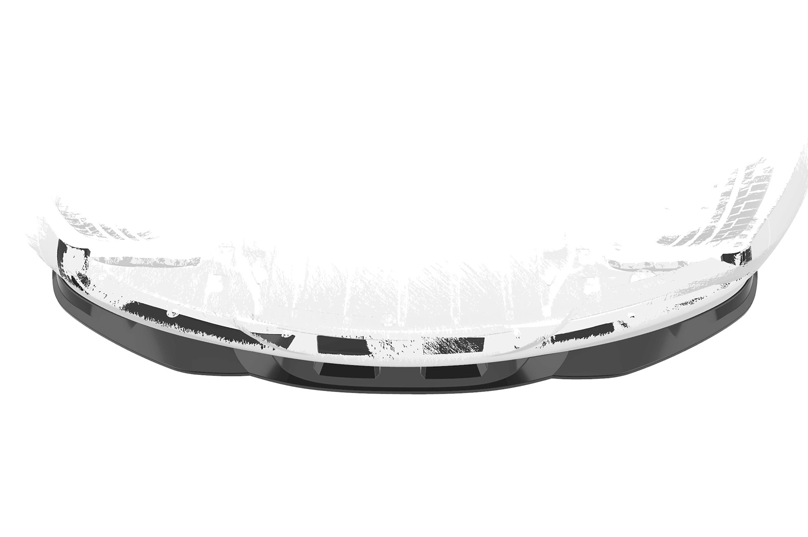 Voorspoiler passend voor BMW 3er (E90/E91) Limousine en Touring Glans Zwart – CSR Automotive