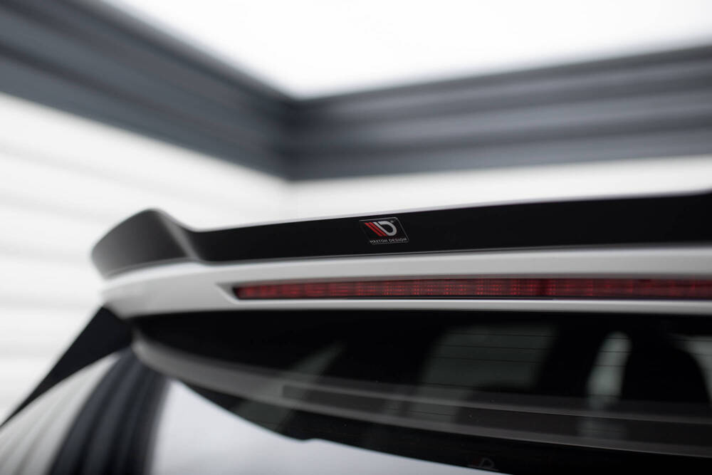 Spoiler Mercedes C Klasse Estate AMG pakket / C43 AMG Maxton Glans Zwart