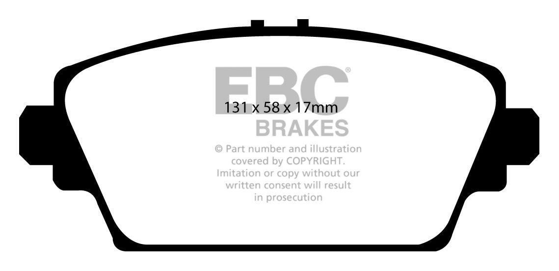 EBC Brakes HONDA Accord Type-V 2.3 (CH) 99-2003 Remblokken voorz