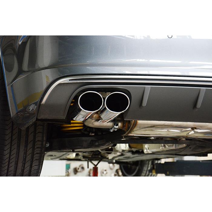 AUDI A3 8V Cabrio QUATTRO 2.0 TDI (184 Hp) 2013 Endpipe kit 100x75 Right + 100x75 Left