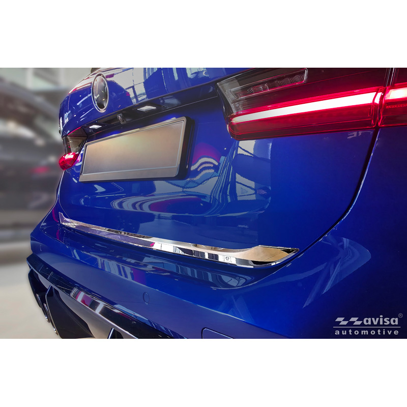 Avisa Revêtement d'habillage du hayon du coffre inox Chrome sur mesure pour BMW Série 3 Touring (G21) M-Sport Facelift 2022-