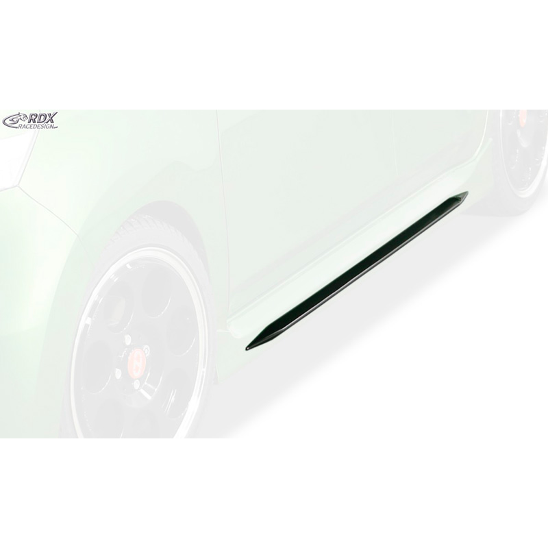 Jupes latérales 'Slim' sur mesure pour Daihatsu Materia (ABS noir luisant)