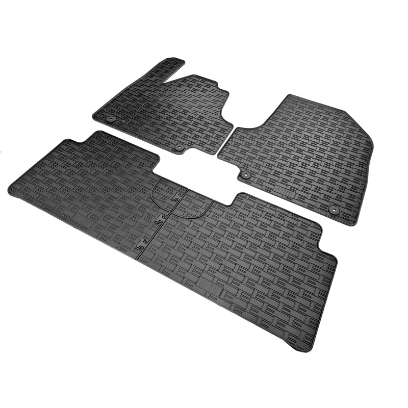 Set tapis de caoutchouc sur mesure pour Hyundai Ioniq 5 (NE) 2020- (3-pièces + points de fixage)