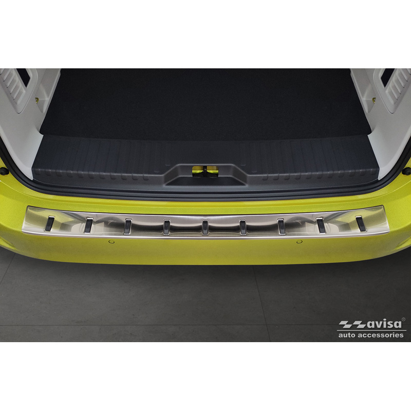 Protection de seuil arrière inox sur mesure pour Volkswagen ID.Buzz + Cargo 2022- 'STRONG EDITION'