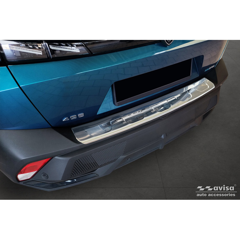Protection de seuil arrière inox sur mesure pour Peugeot 408 II Fastback 2023-