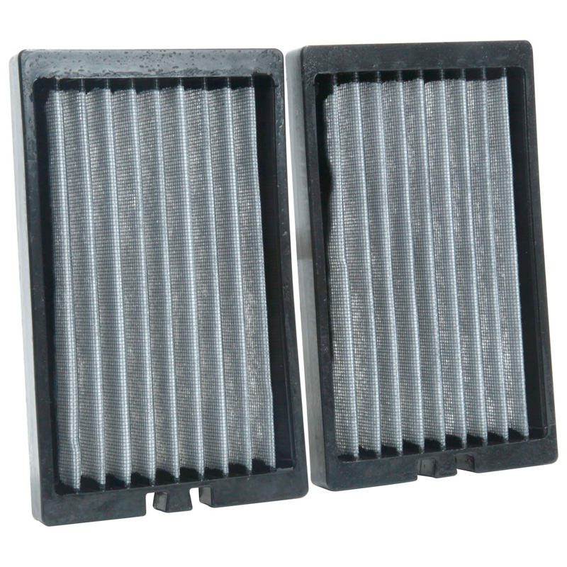 K&N Filtre à Air d'Habitacle sur mesure pour Jeep Wrangler JL 2.0 & 3.6 2018- (ensembl de 2 pièces) (VF2064)
