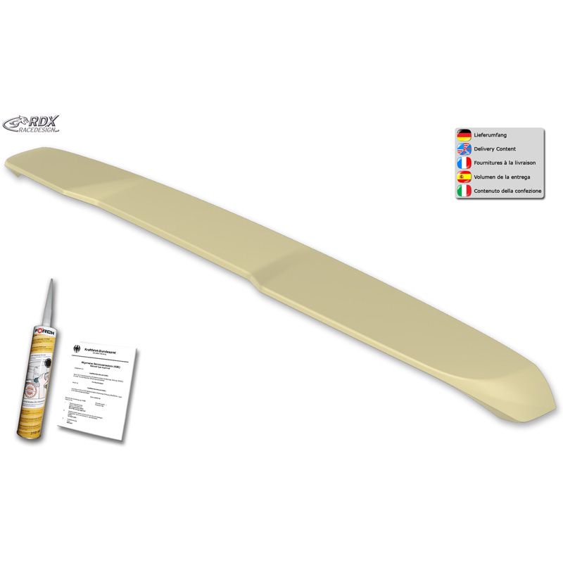 Becquet de toit sur mesure pour Mercedes Vito W447 2014- incl. AMG-Line (avec hayon arrière) (PUR-IHS)