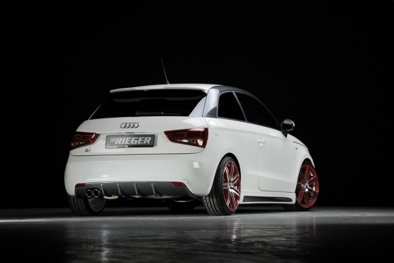 Rieger Achteraanzet Audi A1 8X 2010- CarbonRieger Achteraanzet A