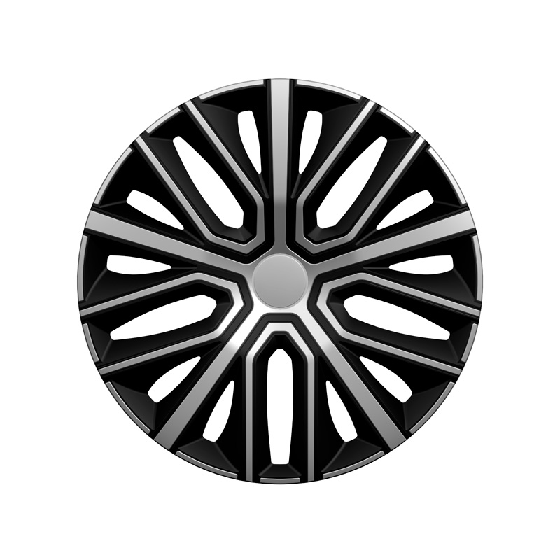 Jeu d'enjoliveurs Sinus 15-inch argent/noir