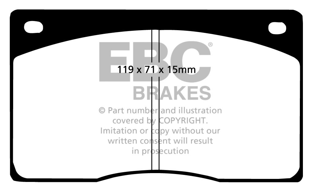 EBC Brakes DAIMLER DS420 Limousine 4.2 68-92 Remblokken voorzijd