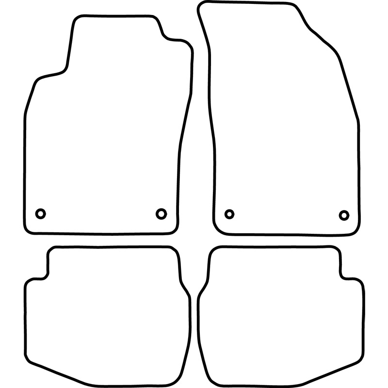 Set de tapis de sol en velours sur mesure pour Toyota Paseo 1996-2000
