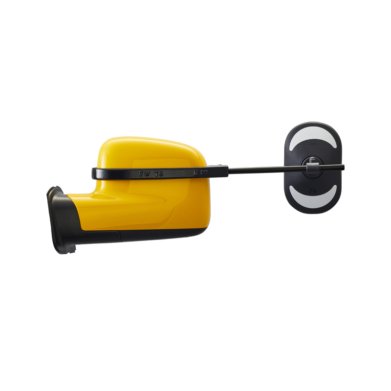 Set rétroviseurs de caravane Emuk sur mesure pour Volkswagen Transporter T5 2003-2009 & Caddy 2003-2015 (Rétroviseurs asymétriques)