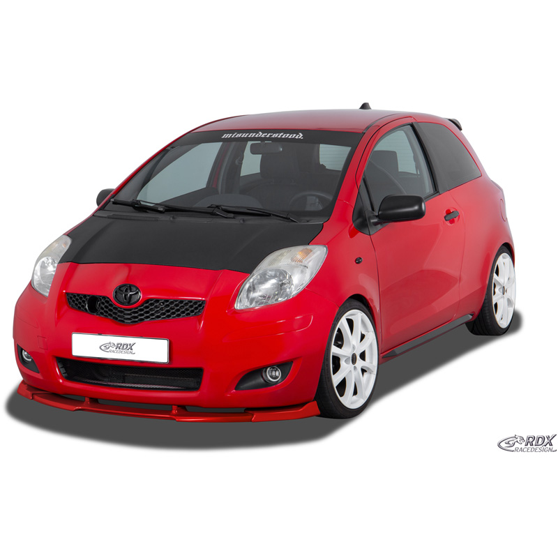 RDX Racedesign Jupes latérales 'Slim' sur mesure pour Toyota Yaris P9 2005-2011 (ABS noir luisant)