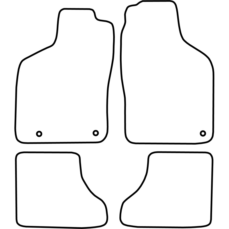 Set de tapis de sol sur mesure pour Saab 9-3 1998-2003