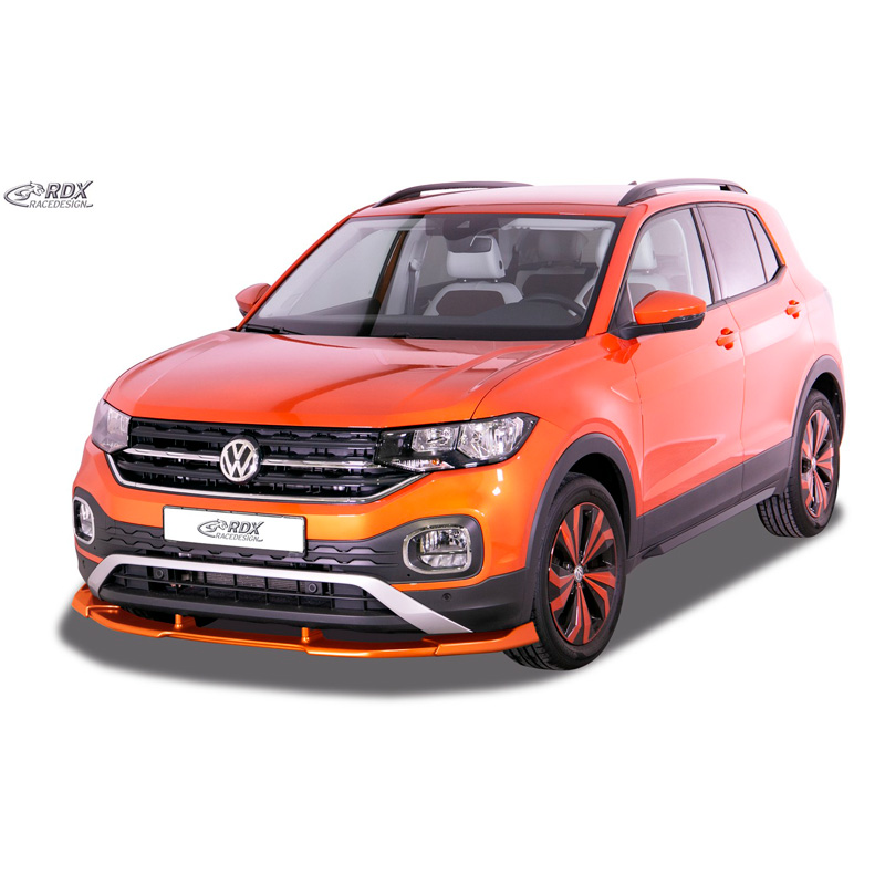 Jupes latérales 'Slim' sur mesure pour Volkswagen T-Cross 2019- (ABS noir luisant)
