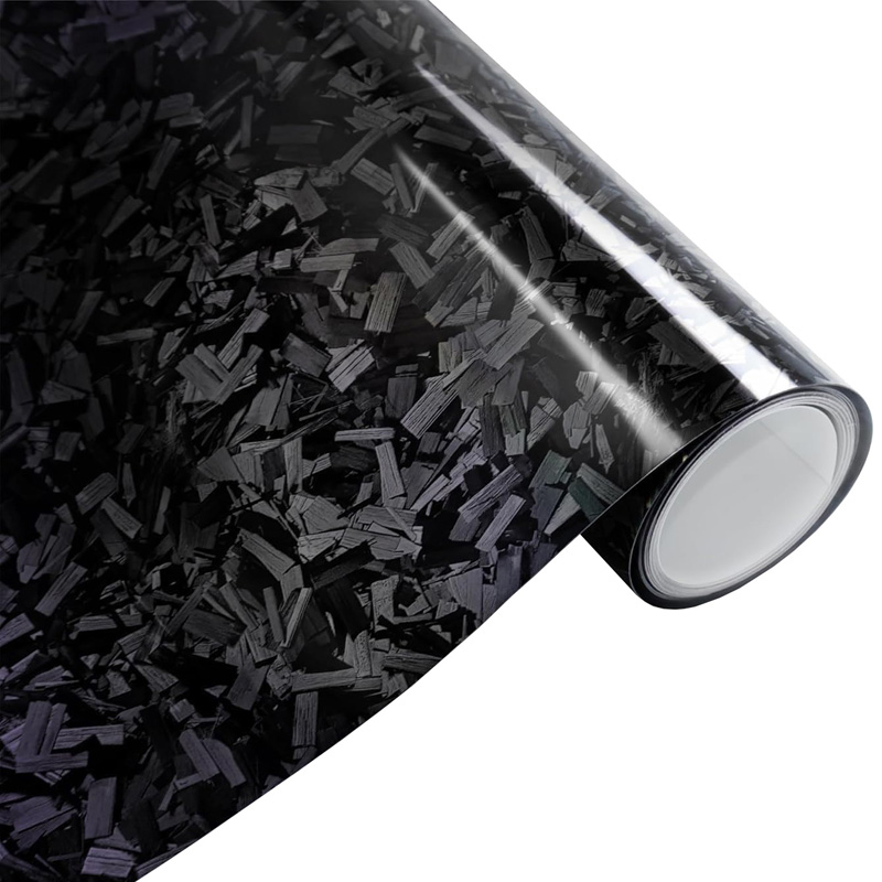 Film Adhésif Forged Carbon pour Car Wrapping - Noir - 152x200cm