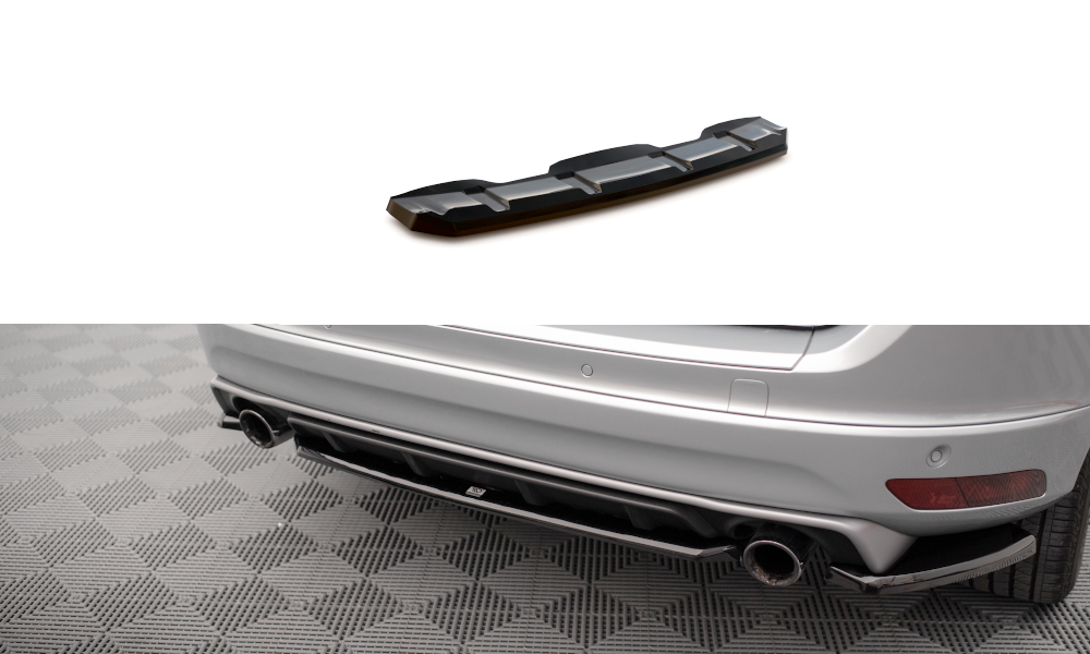 Diffuser Volvo XC60 R-Design Facelift 2013 - 2017 Maxton Glans Zwart