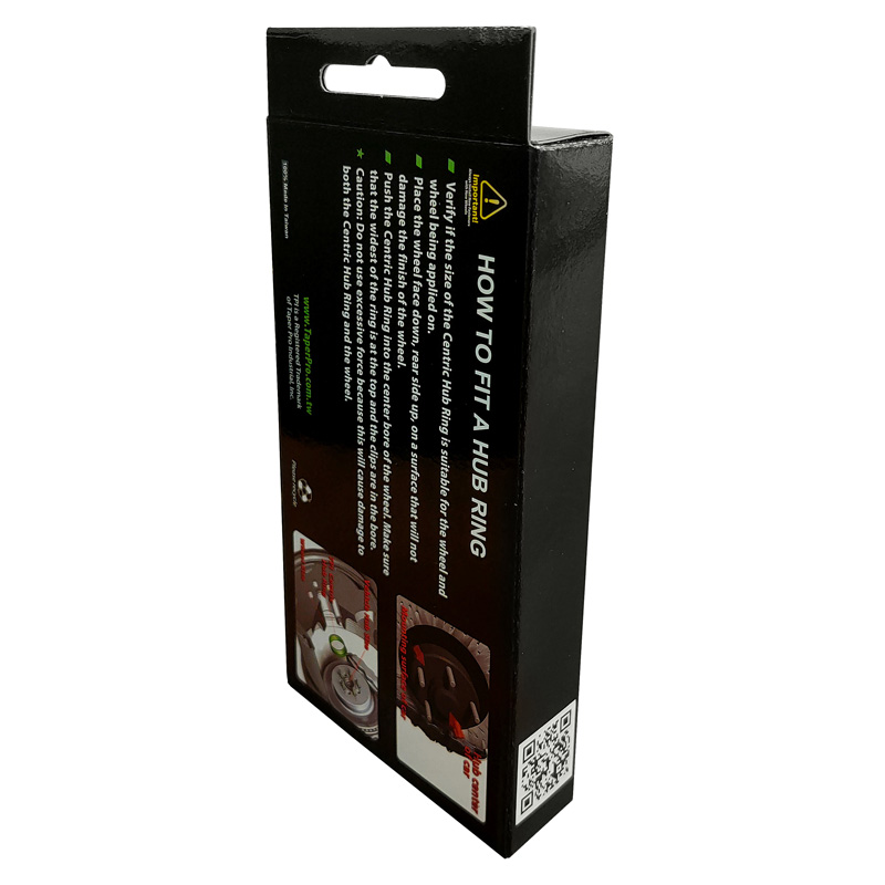 Set de Bagues de Centrage TPI - 66.5->57.1mm - Noir