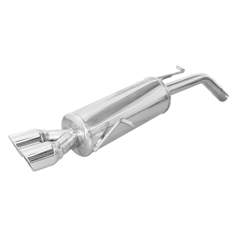 100% Inox Échappement Sport sur mesure pour Peugeot 207 1.6 16V GTI 175cv 2007- Ø 55 2x80mm X-Race
